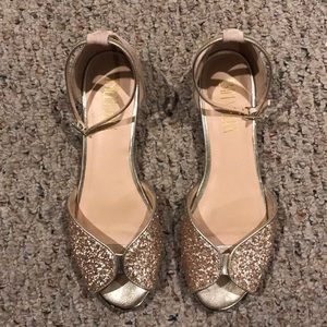 Sparkly Champaign Flats